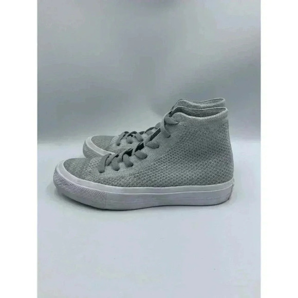 Converse Chuck Taylor All Star Flyknit Hi Top 156735C Gray 4 Men Women 6 - Picture 1 of 8